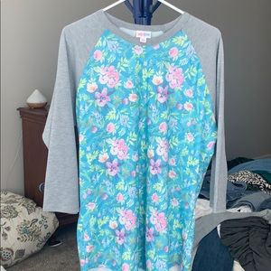 Lularoe 3/4 length sleeve shirt